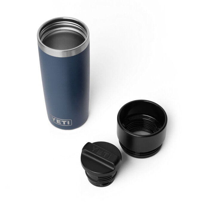 Yeti Rambler® 16 oz Navy: your sturdy and practical travel bottle