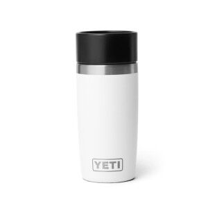 Yeti Rambler® 12 oz White: botella de viaje compacta y resistente