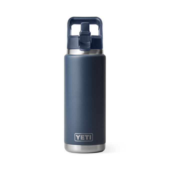 Yeti Rambler® 26 oz- Navy: botella isotérmica con tapón con pajita