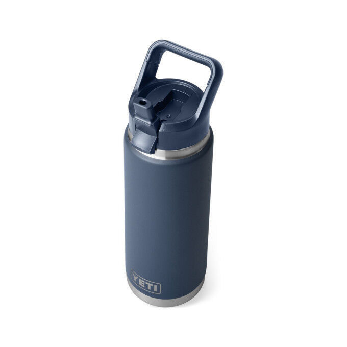 Yeti Rambler® 26 oz- Navy: botella isotérmica con tapón con pajita
