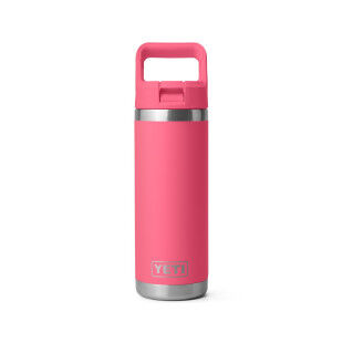 Yeti Rambler® 18 oz: botella con pajita práctica y hermética