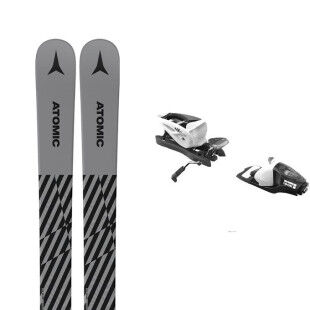 Skiset Atomic PUNX JR GREY + Bindung : Farbe - Grau, Größe der Skier - 130