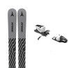 Pack de skis Atomic PUNX JR GREY + fix : Couleur - Grey, Taille des skis - 130