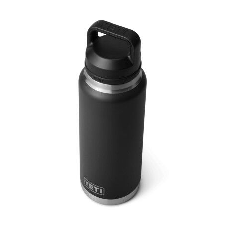 Yeti Rambler® 36 oz (1 l) Negro: hidratación resistente y duradera