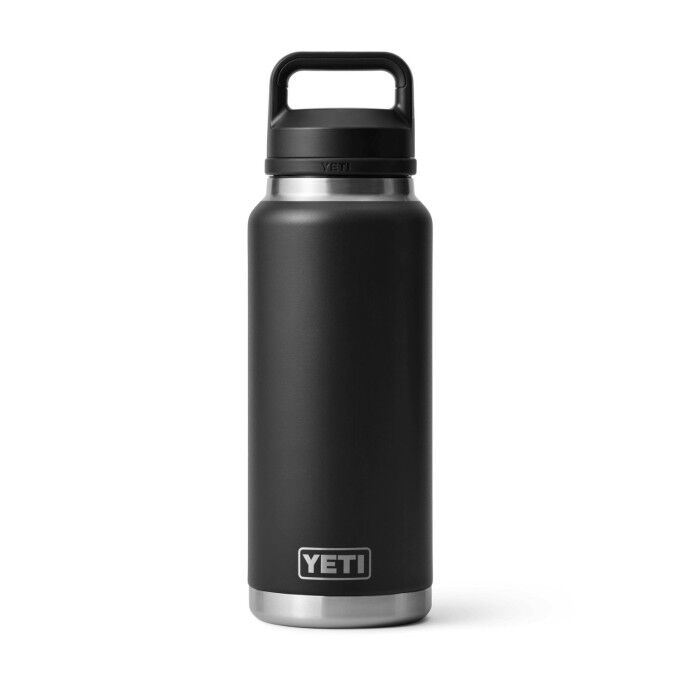 Yeti Rambler® 36 oz (1 l) Negro: hidratación resistente y duradera