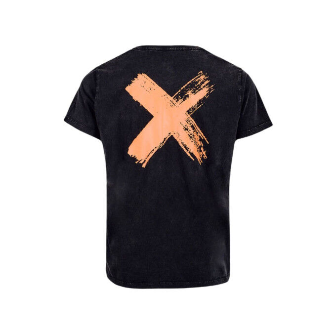 Men's X-Hit T-shirt – Full Black: vintage style and ethical comfort