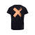 Men's X-Hit T-shirt – Full Black: vintage style and ethical comfort