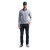 Sun Valley Belviuw – Dark Indigo: Men's ML polo shirt for everyday wear
