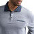Sun Valley Belviuw – Dark Indigo: Men's ML polo shirt for everyday wear