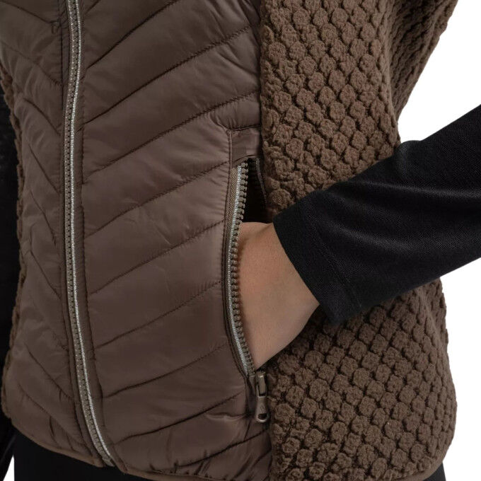 Gilet Matelassé Léger Femme – Capuche, Sans Manches – Idéal Pour La Transition Et L’hiver – Grande Taille Disponible