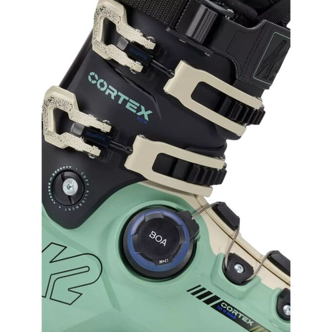 K2 Cortex 105 BOA® W – Botas de esquí freeride para mujer, flexión 105