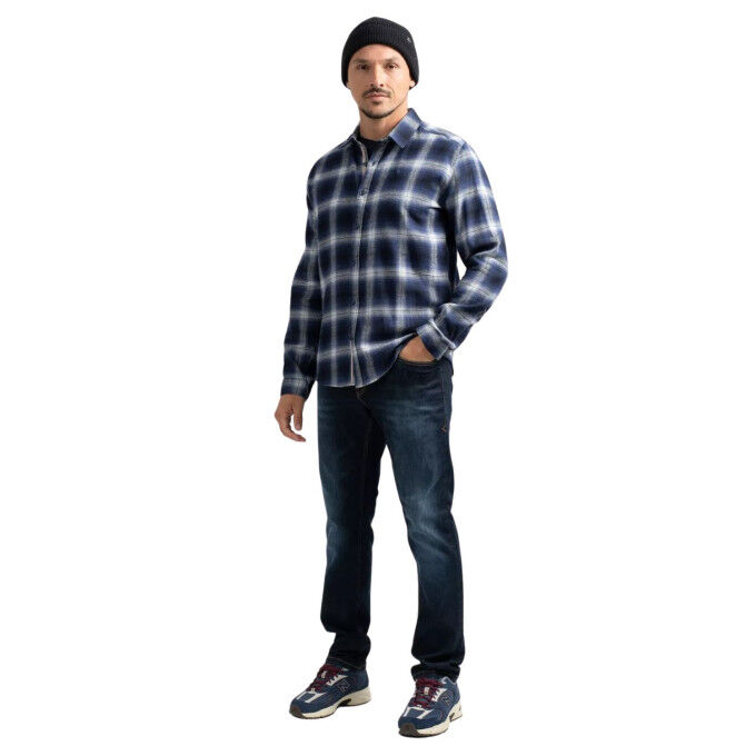 Chemise Homme Sun Valley Alkhar - Marine foncé : élégance décontractée