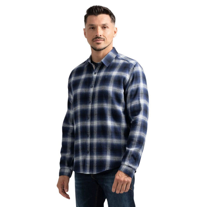 Camisa para hombre Sun Valley Alkhar - Azul marino oscuro: elegancia informal