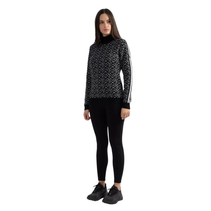 Pull Femme Sun Valley Ukon - Noir : chaleur, confort et style sportswear