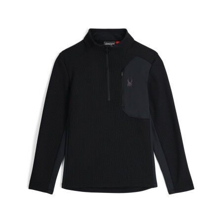 Felpa con zip a 1/2 uomo Spyder Bandit: comfort e stile alpino