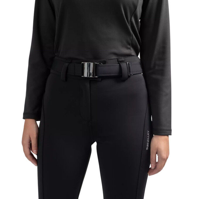 Ski-Skinny-Hose Izalys Schwarz für Damen: Stil, Komfort und Funktionalität
