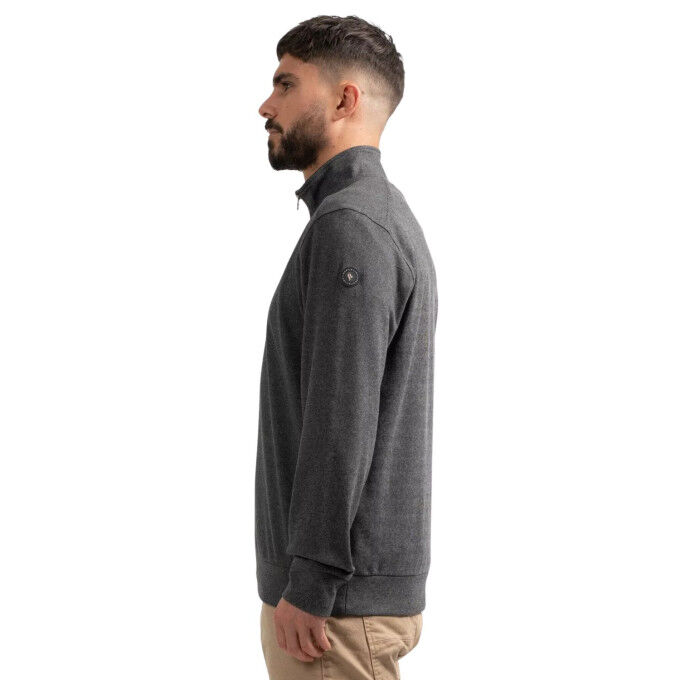 Sun Valley Leck Hombre: elegancia y comodidad en felpa cepillada