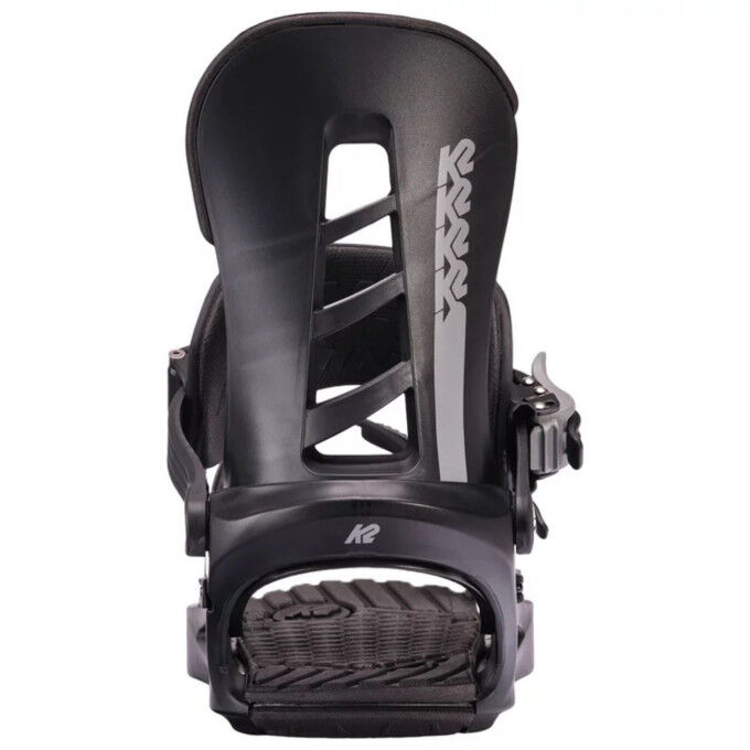 K2 Sonic Black Snowboard Bindings - Comfort, All-Mountain Progression