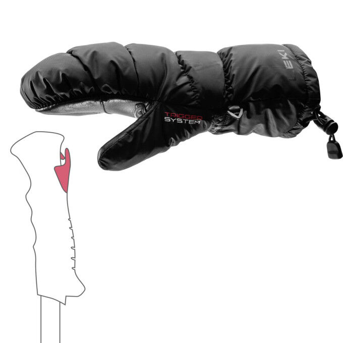 Moufles ski Femme Leki Glace 3D - Protection maximale contre le froid
