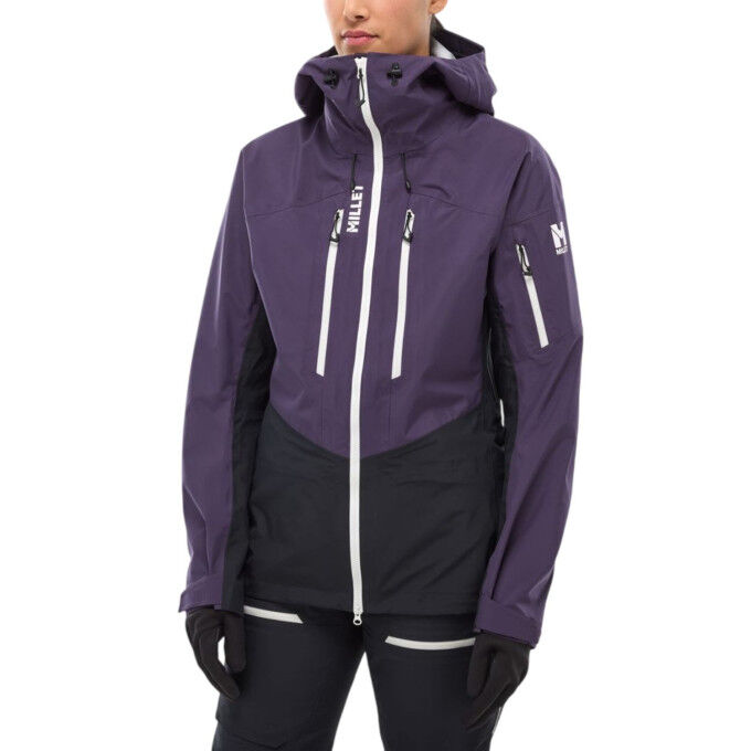 MILLET M WHITE 3L ski jacket – Waterproof, breathable, and stretchy