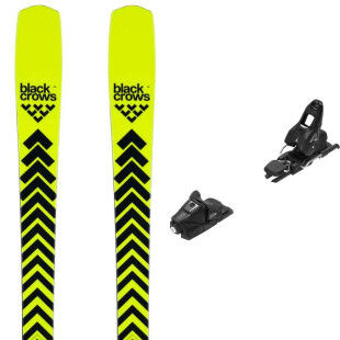 Set da ski Black Crows OCTO + attacchi : Colore - Giallo, Dimensioni dello sci - 179