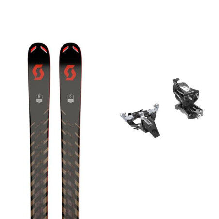 Pack de esquís Scott SUPERGUIDE 88 + fijación : Color - Negro, Talla de esquí - 173