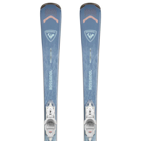 Rossignol Fun 2 スキー 板 水色 レディース 154cm　int Rossignol ARCADE W 78 + XP10 Women's Ski Package | Stability