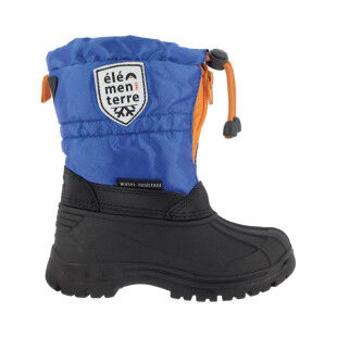 Élémenterre Picton Bleu/Orange : botte après-ski chaude et imperméable
