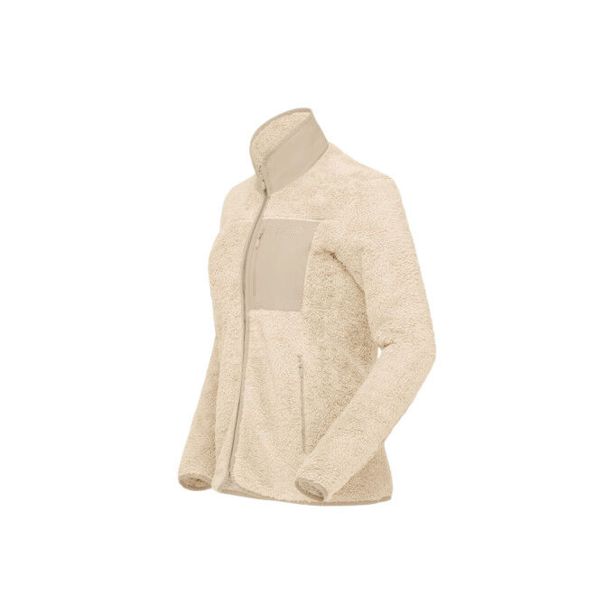 Norrona Femund warm3 Oatmeal Women's Fleece: warmth and comfort for outdoor activities