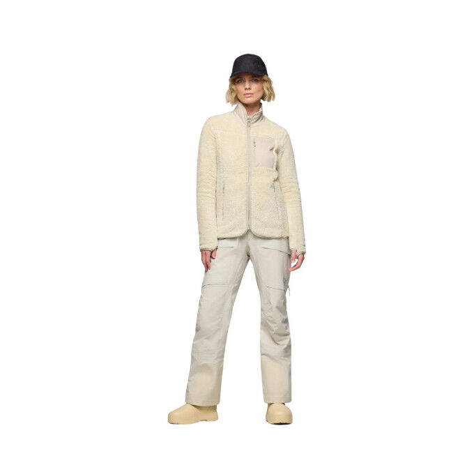 Norrona Femund warm3 Oatmeal Women's Fleece: warmth and comfort for outdoor activities