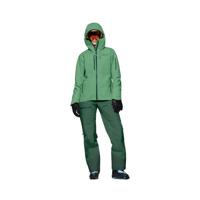 Norrona Lofoten Gore-Tex Mujer - Chaqueta de esquí impermeable y aislante