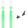 Skiset Black Crows CAPTIS + Bindung : Farbe - Grün, Größe der Skier - 178