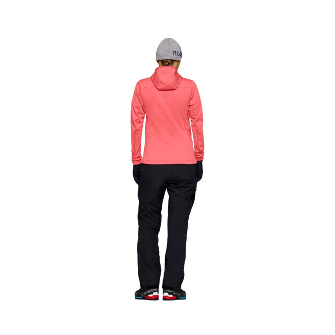 Norrona Falketind warm2 Damen - Fleecejacke mit Kapuze für draußen