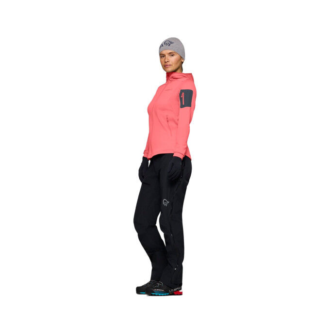 Norrona Falketind warm2 Mujer - Forro polar con capucha para exteriores