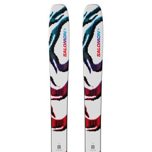 Salomon S/LAB QST BLANK WHT/RED unisex freeride skis
