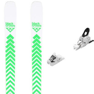 Black Crows CAPTIS ski package + bindings : Colour - Green, Ski size - 178