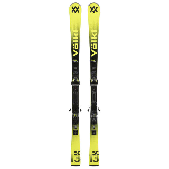 Pack Ski Völkl Racetiger SC Yellow + VMOT 12 – Précision & Performance