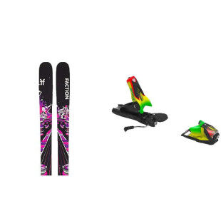 Faction PRODIGY 3 Skipaket + Bindungen : Farbe - Schwarz, Größe der Skier - 172