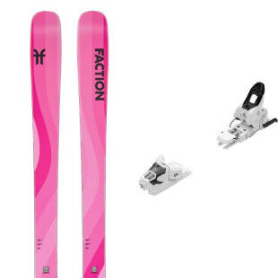Pacchetto di sci Faction DANCER 1 + attacchi : Colore - Rosa, Dimensioni dello sci - 170