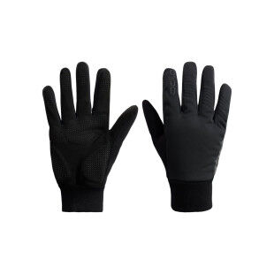 Gants de cyclisme unisexes Odlo - Black : chaleur, confort et contrôle