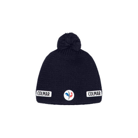 Gorro unisex del equipo francés Colmar - Navy: calidez y estilo en la pista