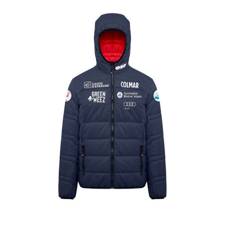 Chaqueta acolchada para hombre del equipo francés Colmar 2025/2026: estilo, comodidad y tecnicidad.