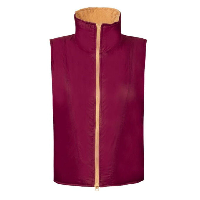 DEGRE7 LOCA – Women's reversible sleeveless fleece jacket
