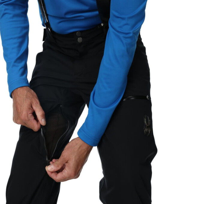Pantalones de esquí para hombre Spyder Dare BLK2: rendimiento, comodidad y protección