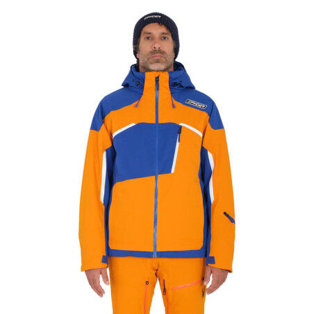 Giacca Impero Uomo Spyder Full Zip Blu/Arancione - Taglia XL - Nuova Senza Etichette