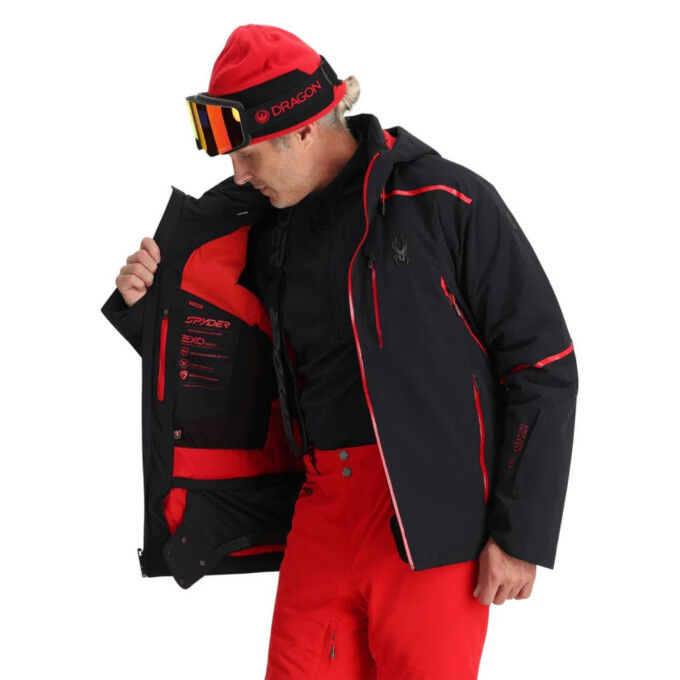 Spyder Vanqysh Black: la chaqueta de esquí de alto rendimiento para hombre