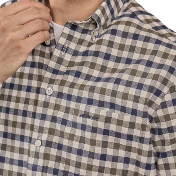 Camisa para hombre Mise Au Green Elaine - Caqui: comodidad y estilo ecológico