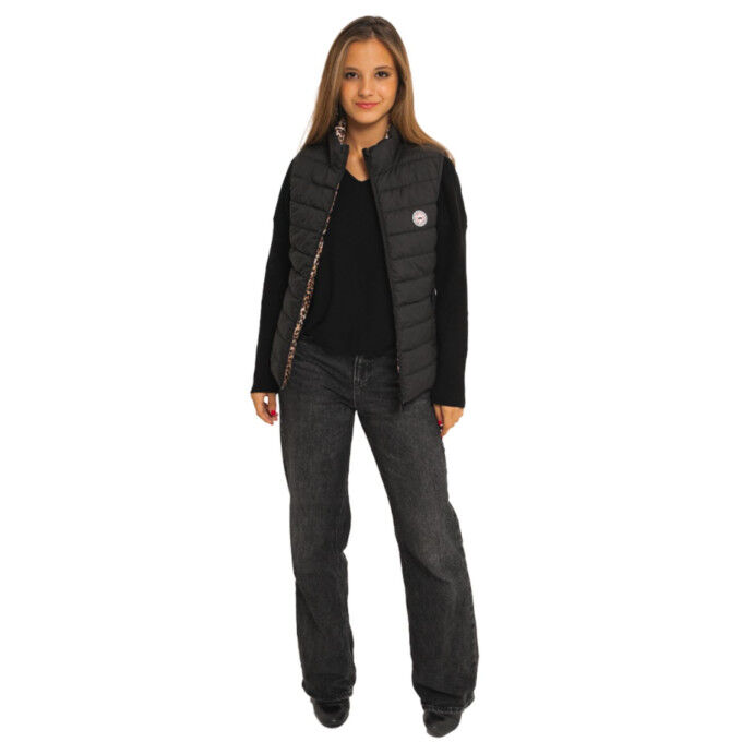 Doudoune sans manche Femme Waxx Bloom : style et chaleur réversibles