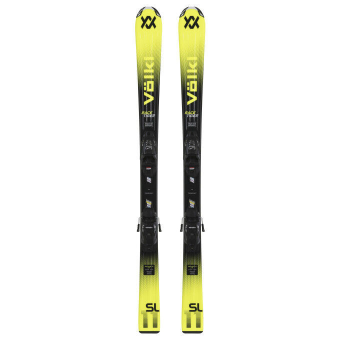 Pack Skis Enfant Völkl Racetiger JR Yellow + Fixations 4.5 VMOT JR