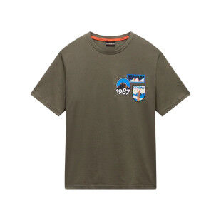 T-shirt Napapijri Montepiana Homme : style outdoor et confort en coton responsable